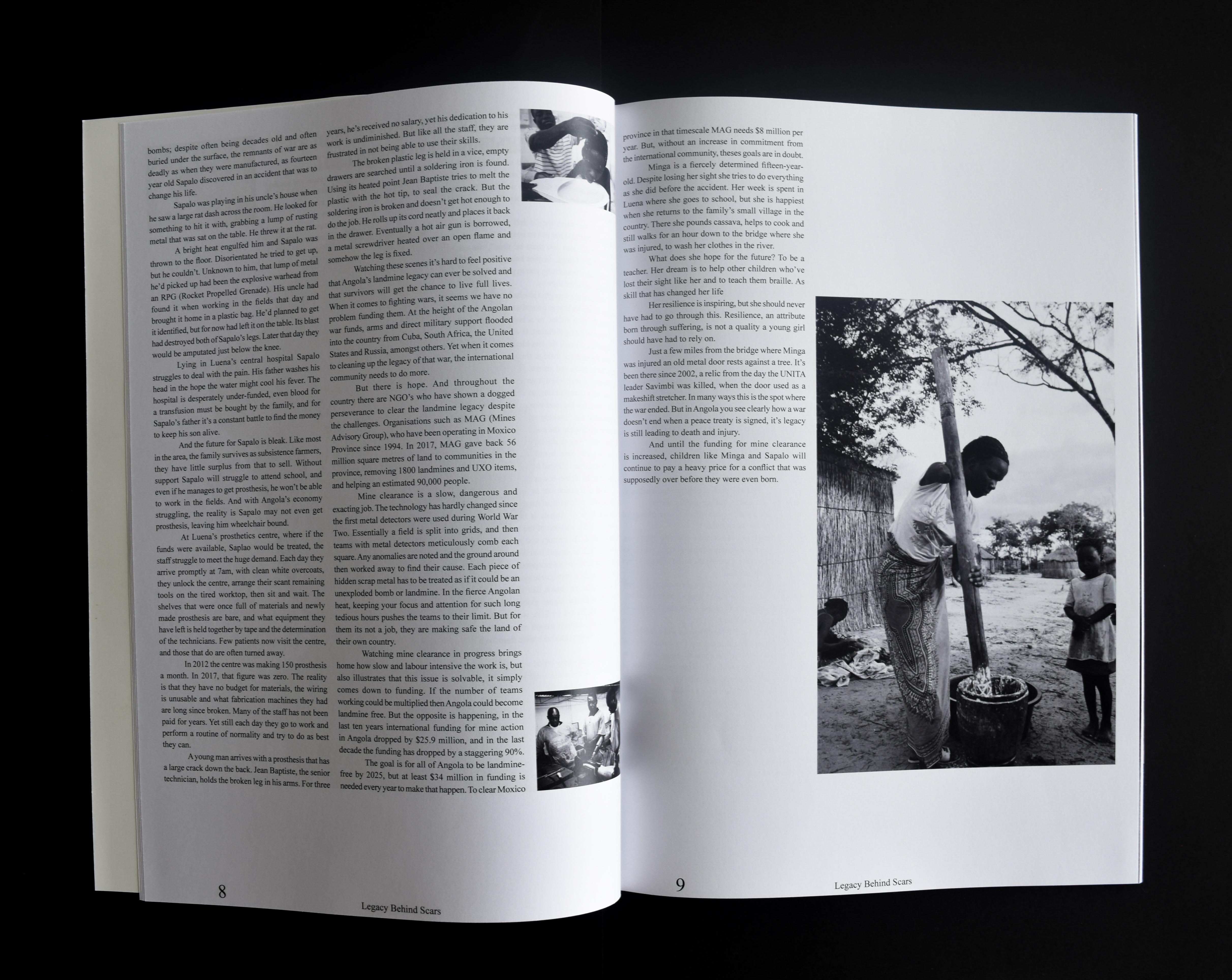 Editorial Design - Legacy Behind Scars